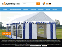 Tablet Screenshot of partytentkopen.nl