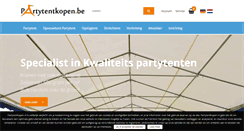 Desktop Screenshot of partytentkopen.be